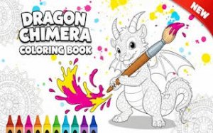 Mythical Dragon Coloring Game
