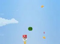Cheese Moon Sky Journey Skill Game